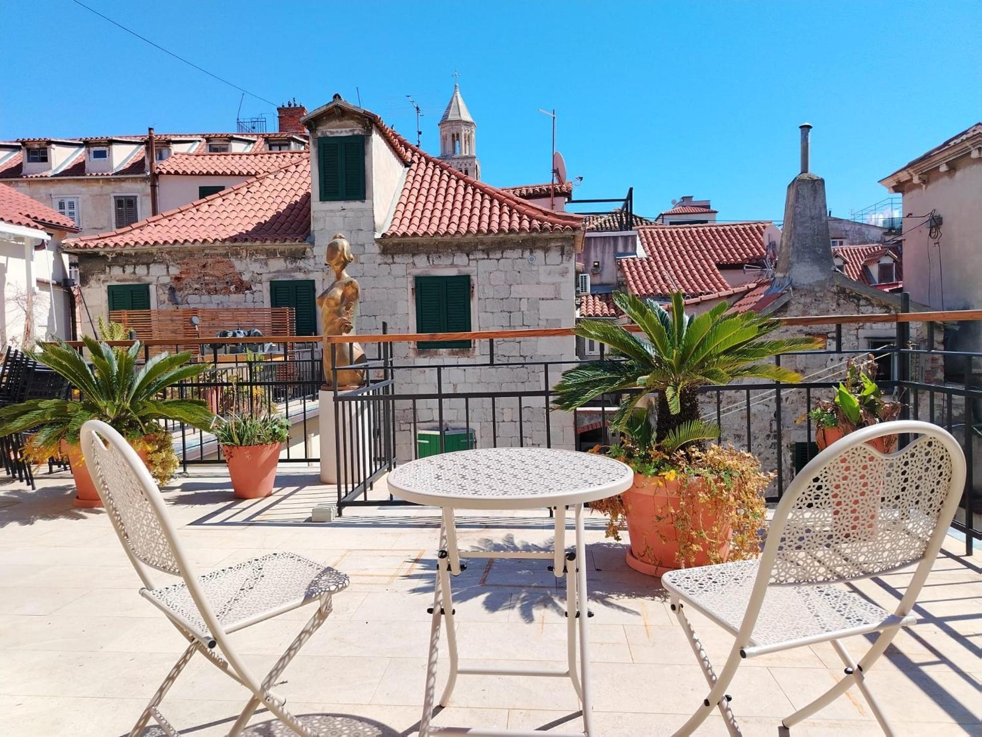 Luxury 2 Bedroom-2 Bathroom Apartment & Studio App With Rooftop Terrace Split Exterior foto